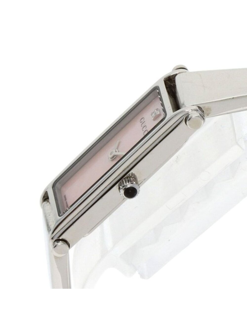 Gucci Square Face Diamond Watch SS - Picture 5 of 15